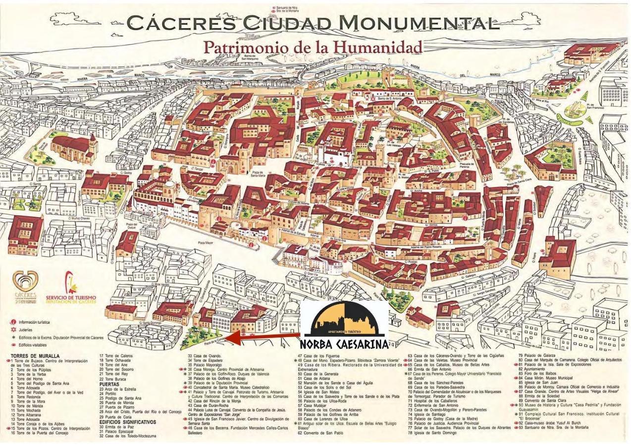 Elegante Apartamento Para 5 En El Centro De Caceres Con Wifi Екстериор снимка